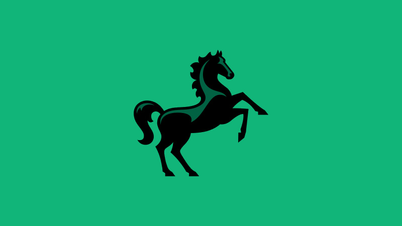 Image of rearing Cancara Horse